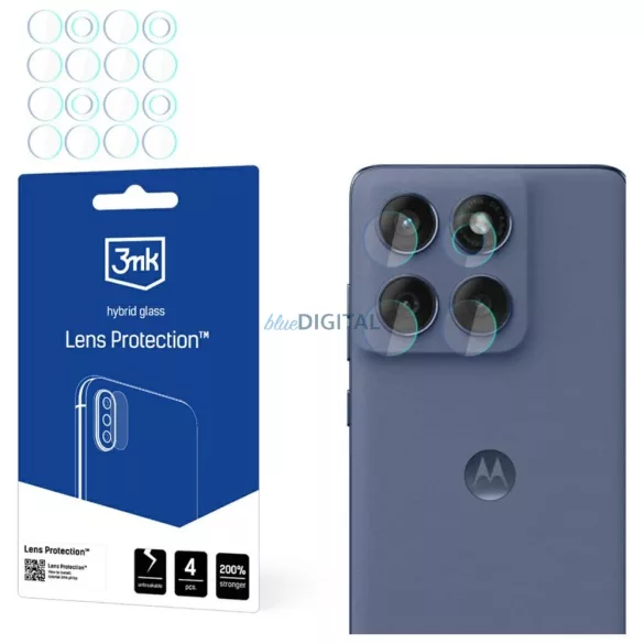 3MK Lens Protect objektívvédő a Motorola Edge 60 Fusion készülékhez, 4 db
