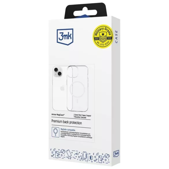 3MK Armor MagCase az Apple iPhone 13/14 készülékhez