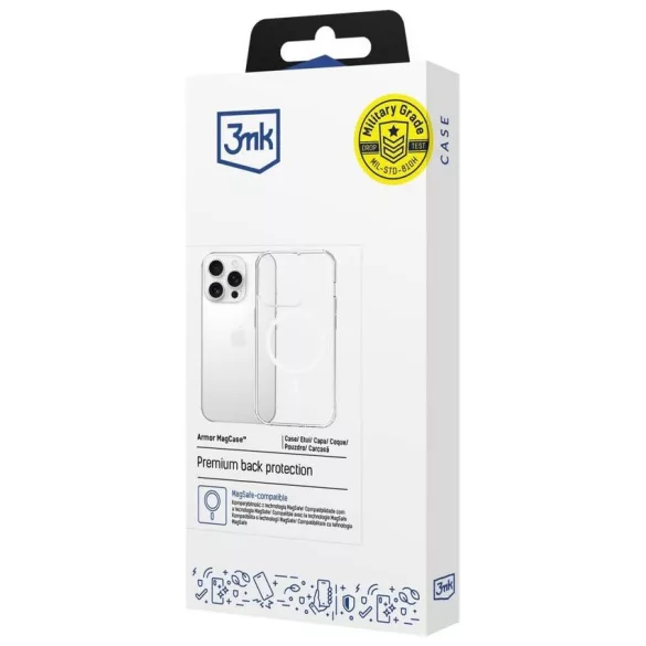 3MK Armor MagCase az Apple iPhone 15 Pro készülékhez