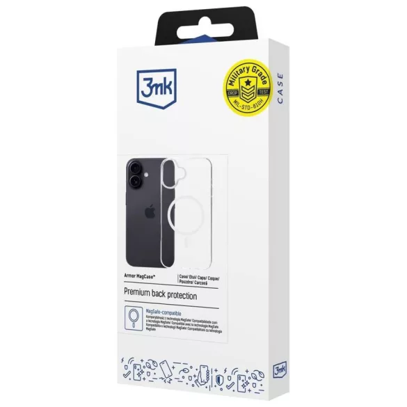 3MK Armor MagCase tok Apple iPhone 16 Plus készülékhez