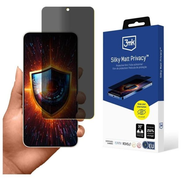 3mk Silky Matt Privacy betekintésvédett fólia Samsung Galaxy S25 Edge