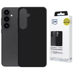3MK Hardy MagSilicone tok Samsung Galaxy S25 fekete színben