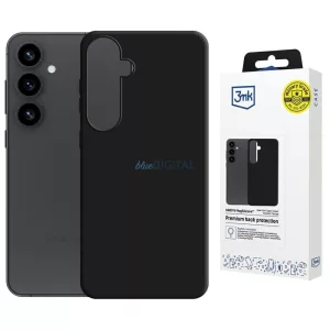 3MK Hardy MagSilicone tok Samsung Galaxy S25 fekete színben