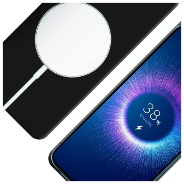 3MK Hardy MagSilicone tok Samsung Galaxy S25 Edge fekete színben