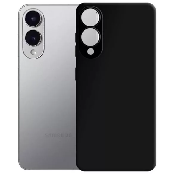 3MK Hardy MagSilicone tok Samsung Galaxy S25 Edge fekete színben