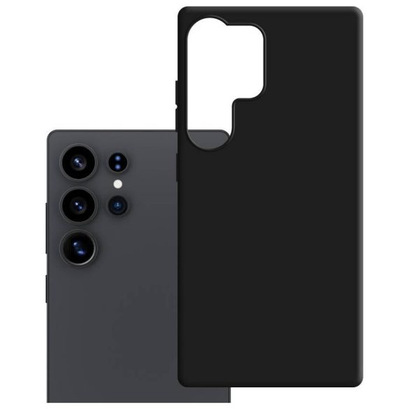3MK Hardy MagSilicone tok Samsung Galaxy S25 Ultra fekete
