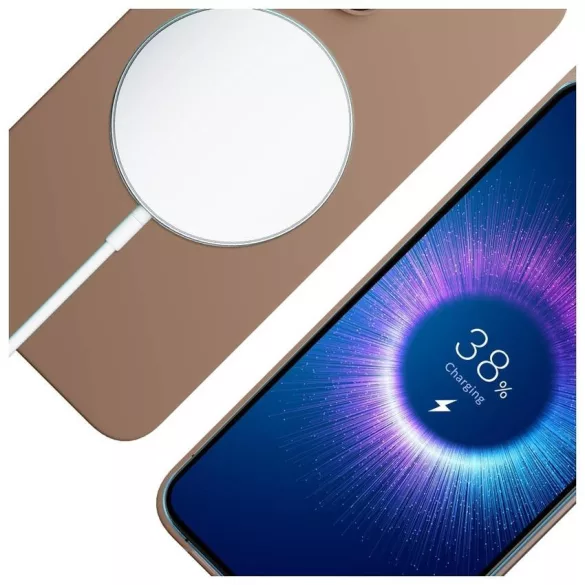 3MK Hardy MagSilicone tok Apple iPhone 15 Pro Sötétarany