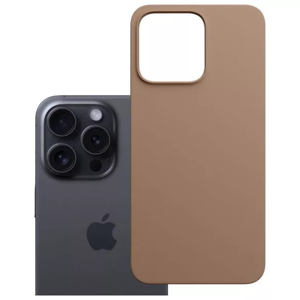 3MK Hardy MagSilicone tok Apple iPhone 15 Pro Sötétarany