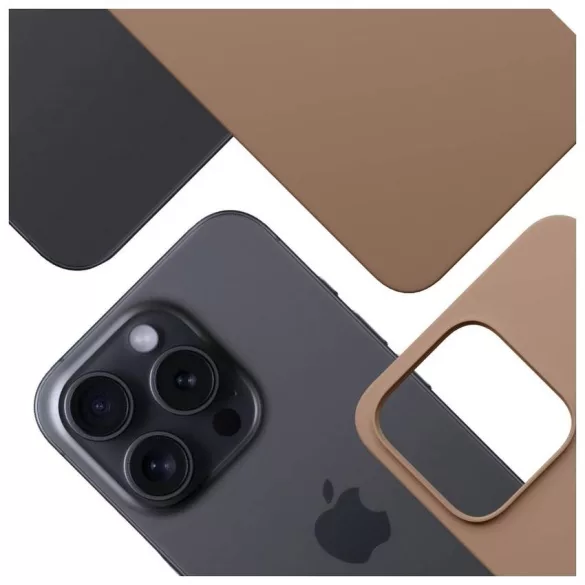 3MK Hardy MagSilicone tok Apple iPhone 15 Pro Sötétarany