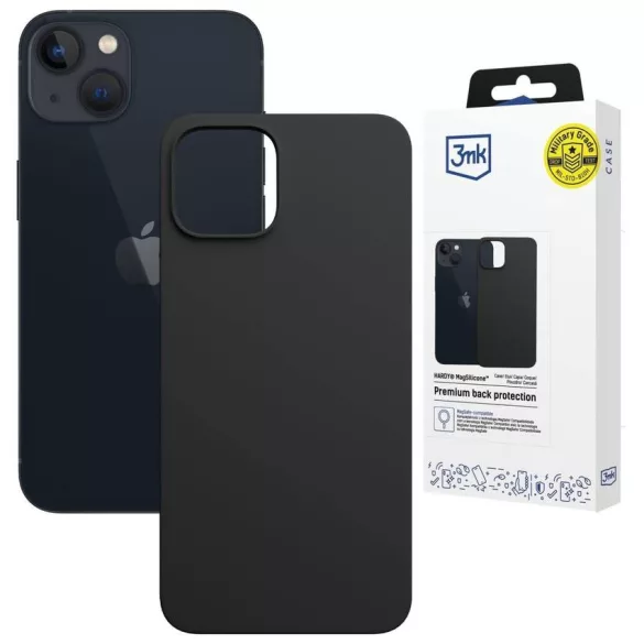 3MK Hardy MagSilicone Case for Apple iPhone 14 Plus grafit