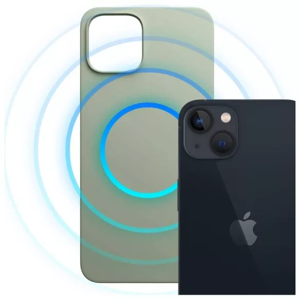 3MK Hardy MagSilicone Case for Apple iPhone 15 Zöld