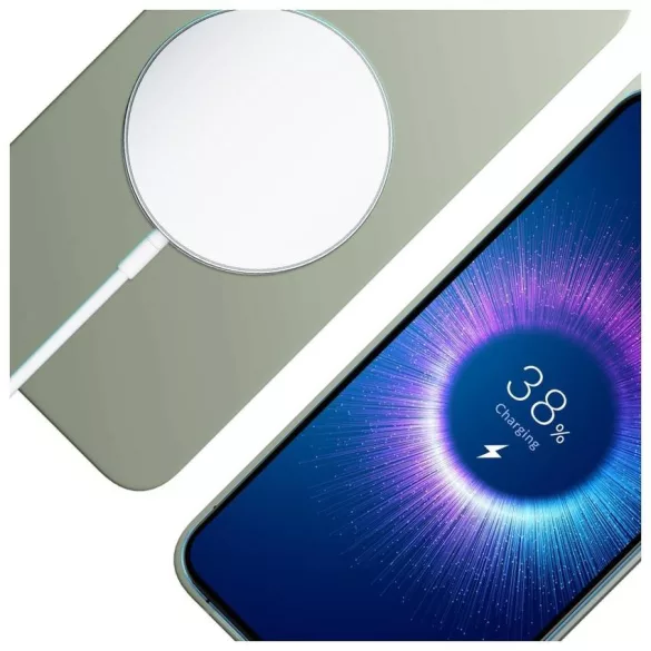 3MK Hardy MagSilicone Case for Apple iPhone 15 Zöld
