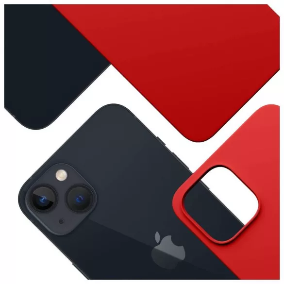 3MK Hardy MagSilicone tok Apple iPhone 14 Plus piros színű készülékhez