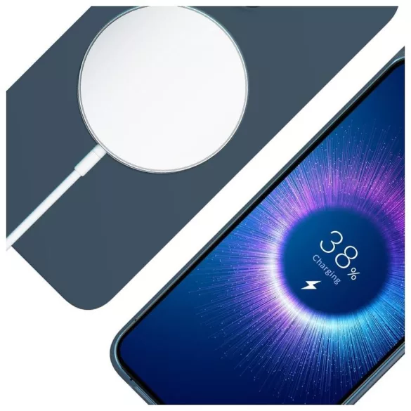 3MK Hardy MagSilicone tok Apple iPhone 15 Pro készülékhez kék