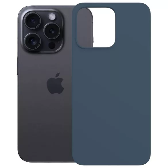 3MK Hardy MagSilicone tok Apple iPhone 15 Pro készülékhez kék