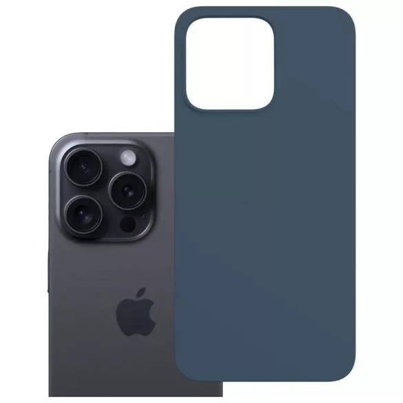 3MK Hardy MagSilicone tok Apple iPhone 15 Pro Max kék színhez