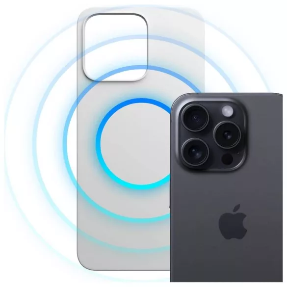 3MK Hardy MagSilicone tok Apple iPhone 13 Pro ezüst színű készülékhez