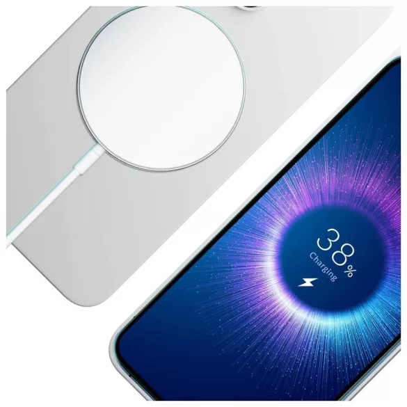 3MK Hardy MagSilicone tok Apple iPhone 13 Pro Max ezüst színű tokhoz