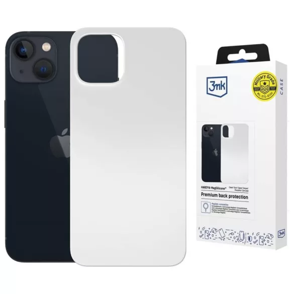 3MK Hardy MagSilicone tok Apple iPhone 14 fehérhez
