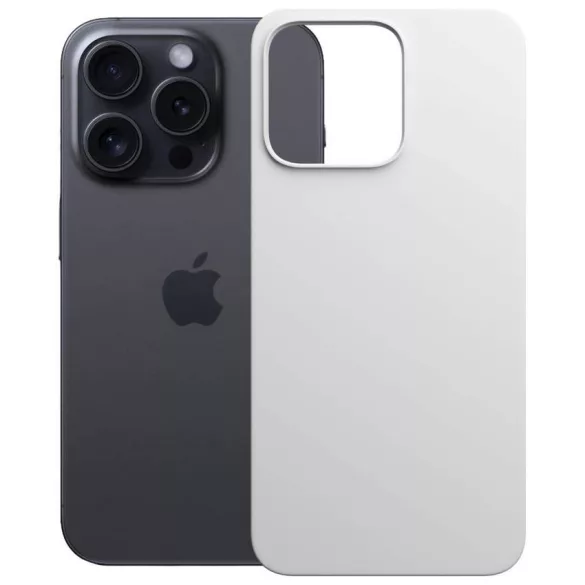 3MK Hardy MagSilicone tok Apple iPhone 14 Pro Max fehér színhez