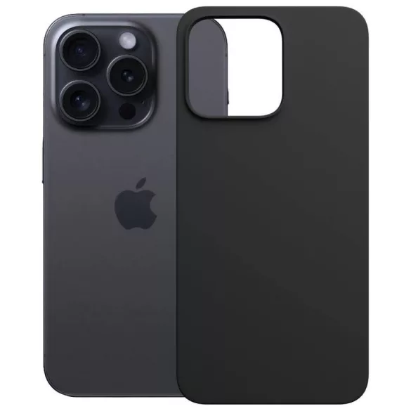 3MK Hardy MagSilicone tok Apple iPhone 13 Pro Max fekete színhez