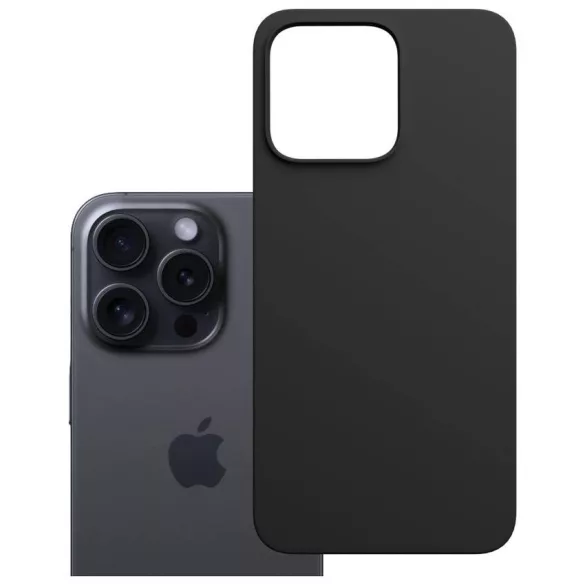 3MK Hardy MagSilicone tok Apple iPhone 13 Pro Max fekete színhez