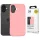 3MK Hardy MagSilicone tok Apple iPhone 16 rózsaszínhez