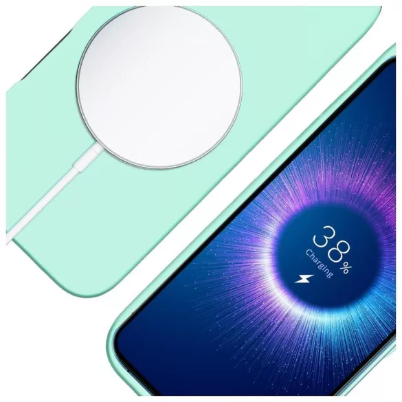 3MK Hardy MagSilicone Case for Apple iPhone 16 Tenger kék