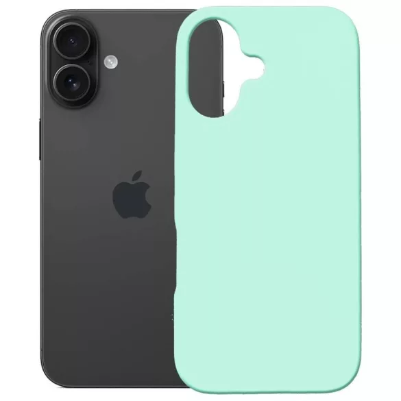 3MK Hardy MagSilicone Case for Apple iPhone 16 Tenger kék