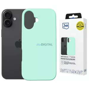 3MK Hardy MagSilicone tok Apple iPhone 16 Plus tenger kék színű tokhoz
