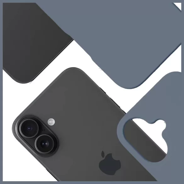 3MK Hardy MagSilicone tok Apple iPhone 16 Ultramarin