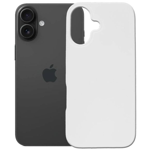 3MK Hardy MagSilicone tok Apple iPhone 16 fehérhez