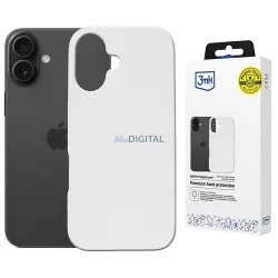   3MK Hardy MagSilicone tok Apple iPhone 16 Plus fehér színű készülékhez