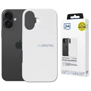3MK Hardy MagSilicone tok Apple iPhone 16 Plus fehér színű készülékhez