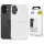 3MK Hardy MagSilicone tok Apple iPhone 16 Plus fehér színű készülékhez