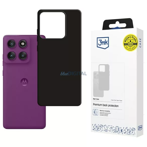 3MK Matt tok Motorola Edge 60 Pro, fekete