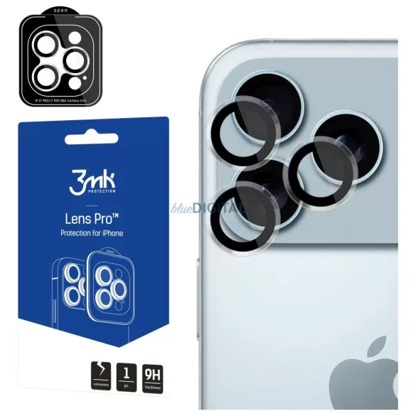 3MK Lens Protection Pro objektívvédő Apple iPhone 17 Pro / 17 Pro Max készülékekhez, átlátszó