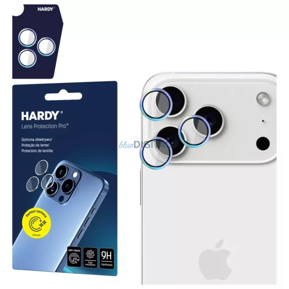 3MK HARDY Lens Protection Pro Apple iPhone 17 Pro / 17 Pro Max készülékekhez, többszínű