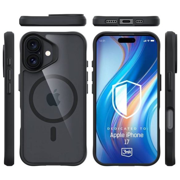 Tojás 3MK Satin Amor MagCase az Apple iPhone 17 átlátszó