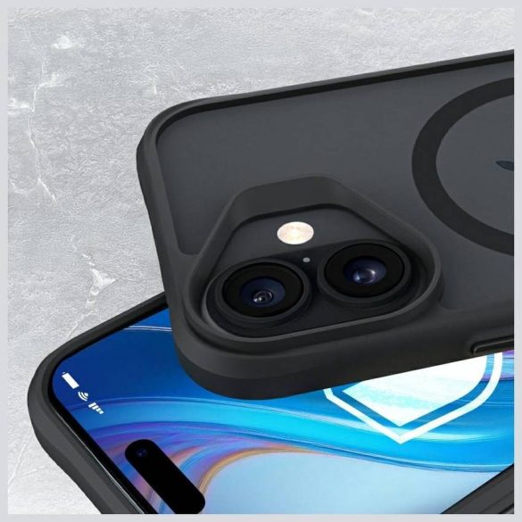 Tojás 3MK Satin Amor MagCase az Apple iPhone 17 átlátszó