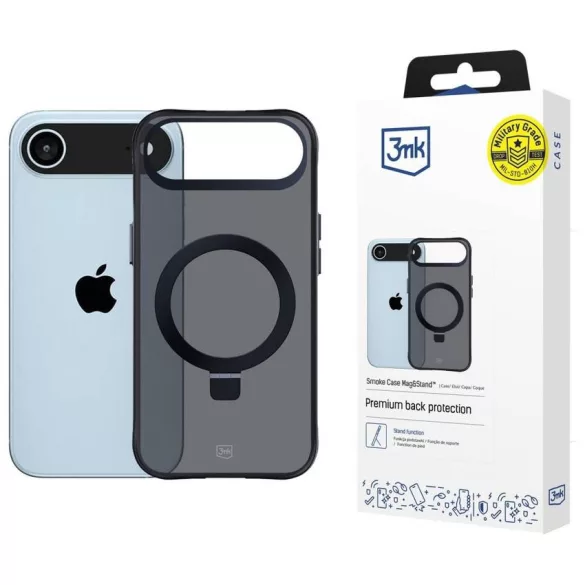 3MK Füstös tok Mag&Stand az Apple iPhone Air készülékhez