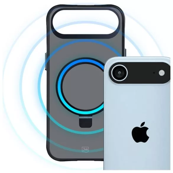 3MK Füstös tok Mag&Stand az Apple iPhone Air készülékhez