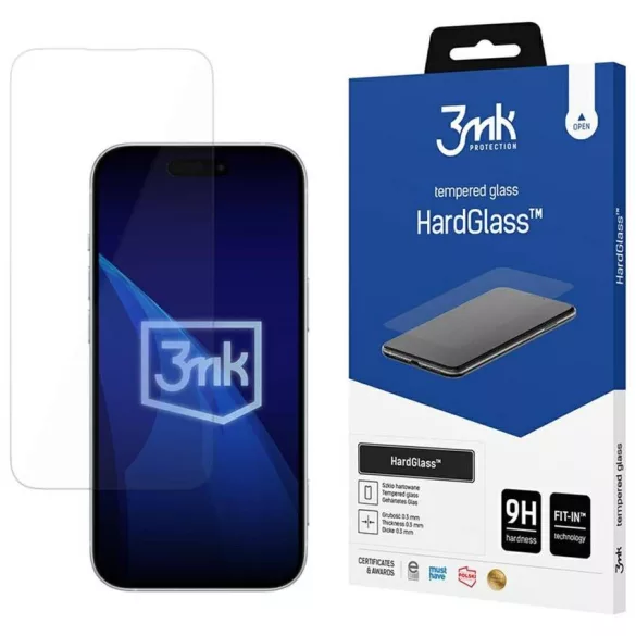 3MK HardGlass az Apple iPhone 16 Pro Max / 17 Pro Max készülékhez