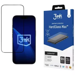   Edzett üveg 3MK HardGlass Max az Apple iPhone Air készülékhez fekete