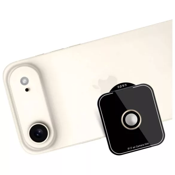 Kamera lencsevédelem 3MK Lens Protection Pro Apple iPhone Air készülékhez arany színű