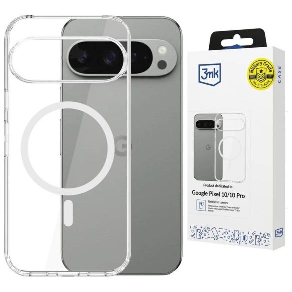 3mk Armor MagSafe-kompatibilis tok Google Pixel 10/10 Pro - átlátszó