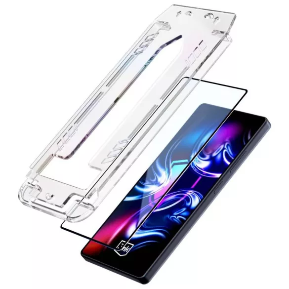 3MK HardGlass Max edzett üveg applikátorral a Samsung Galaxy A26 5G számára