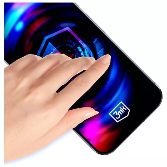3MK HardGlass Max adatvédelmi üveg applikátorral Apple iPhone 13 Pro Max/14 Plus készülékhez