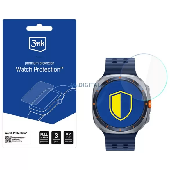 3MK FlexibleGlass Watch hibrid üveg Samsung Galaxy Watch Ultra 2025 készülékhez