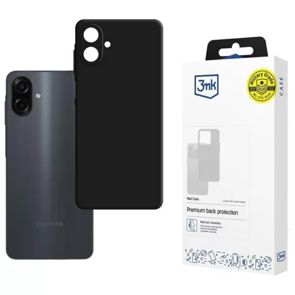 3mk Matt tok Samsung Galaxy A07 4G - fekete